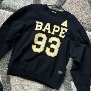 Bape military crewneck